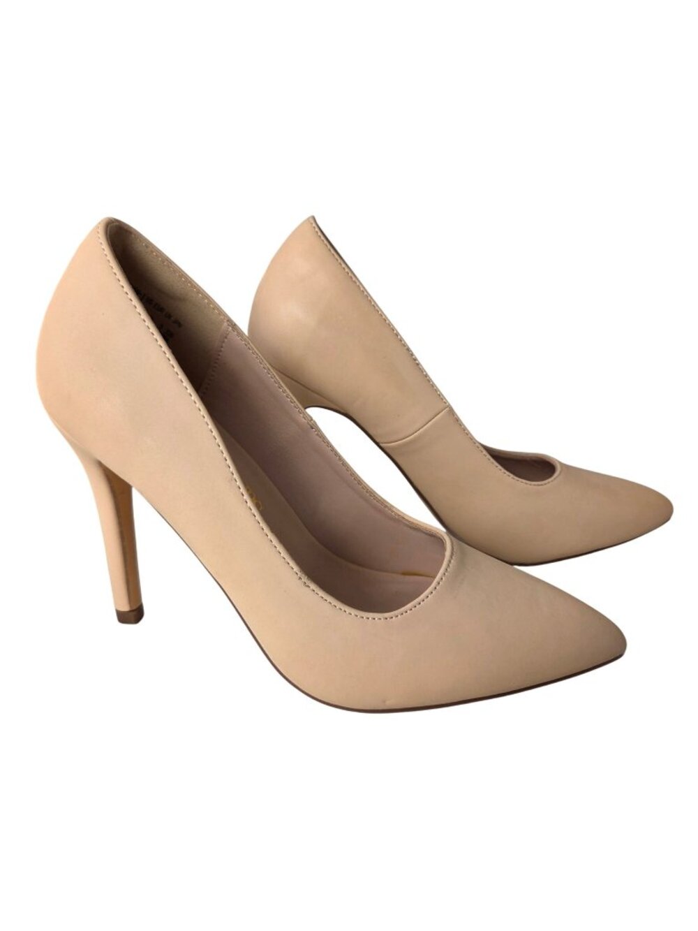 Dream Pairs Womens Size 5 Stiletto Pointed Toe Pumps Nude High Heel Shoes